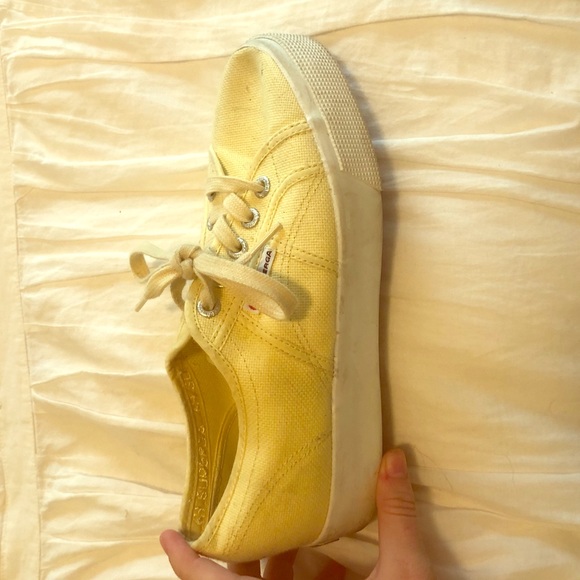 superga sneakers yellow